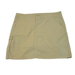 Patagonia Women’s Tan Cargo Hiking Skort Skirt Size 10